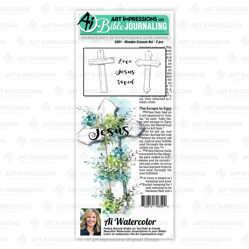 5201 - Wooden Crosses Set