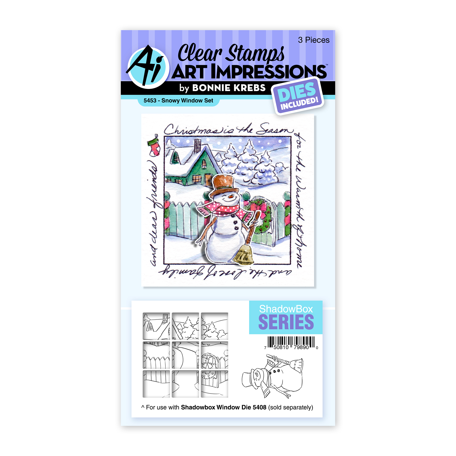 5453 - Snowy Window Set