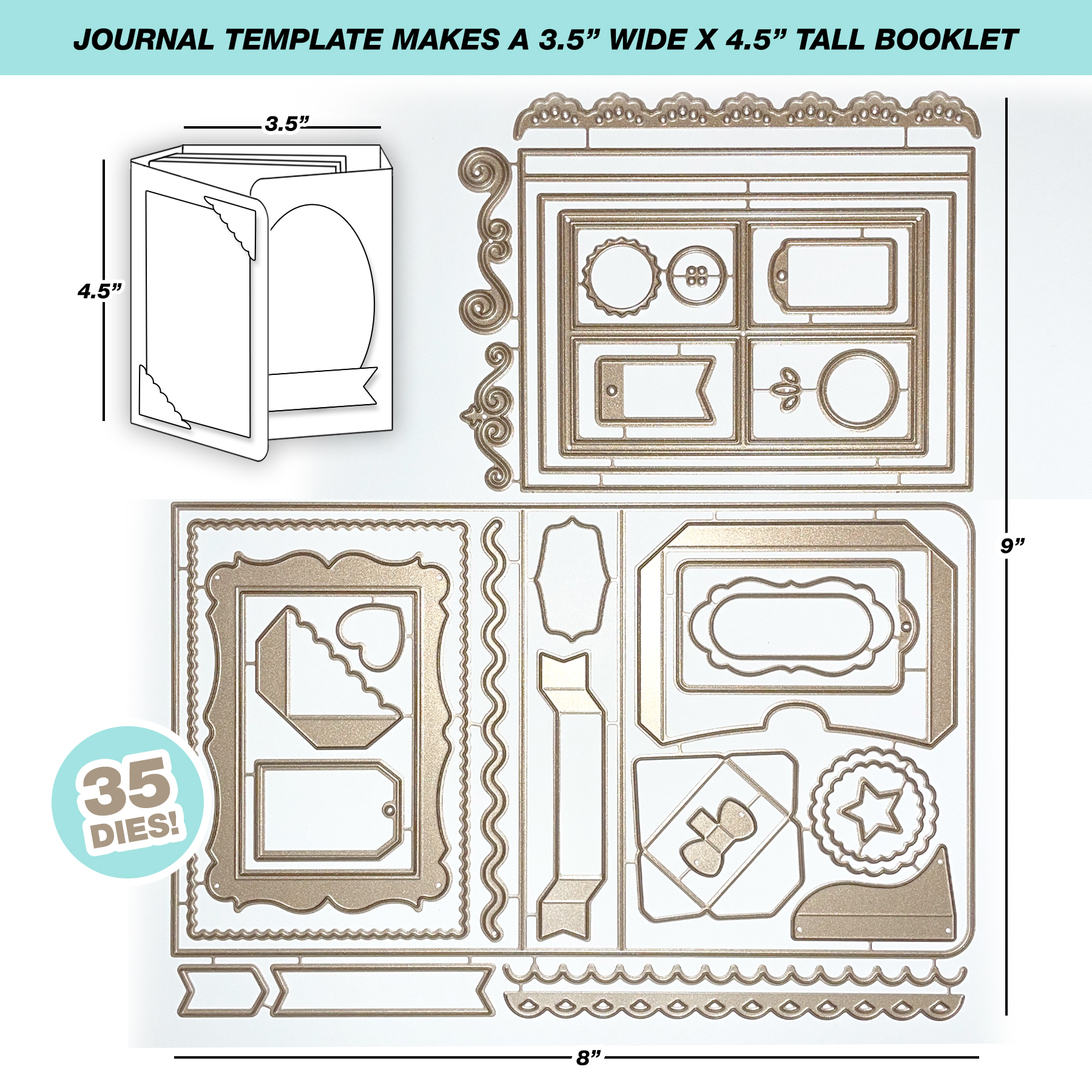 5543 - Journal Template Die Set - Image 2