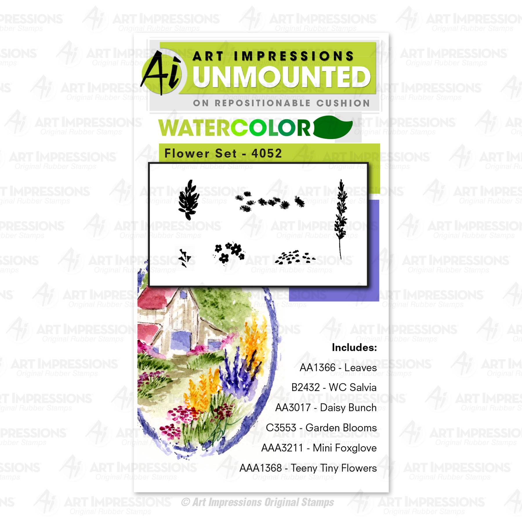 4052 - WC Flower Set 1