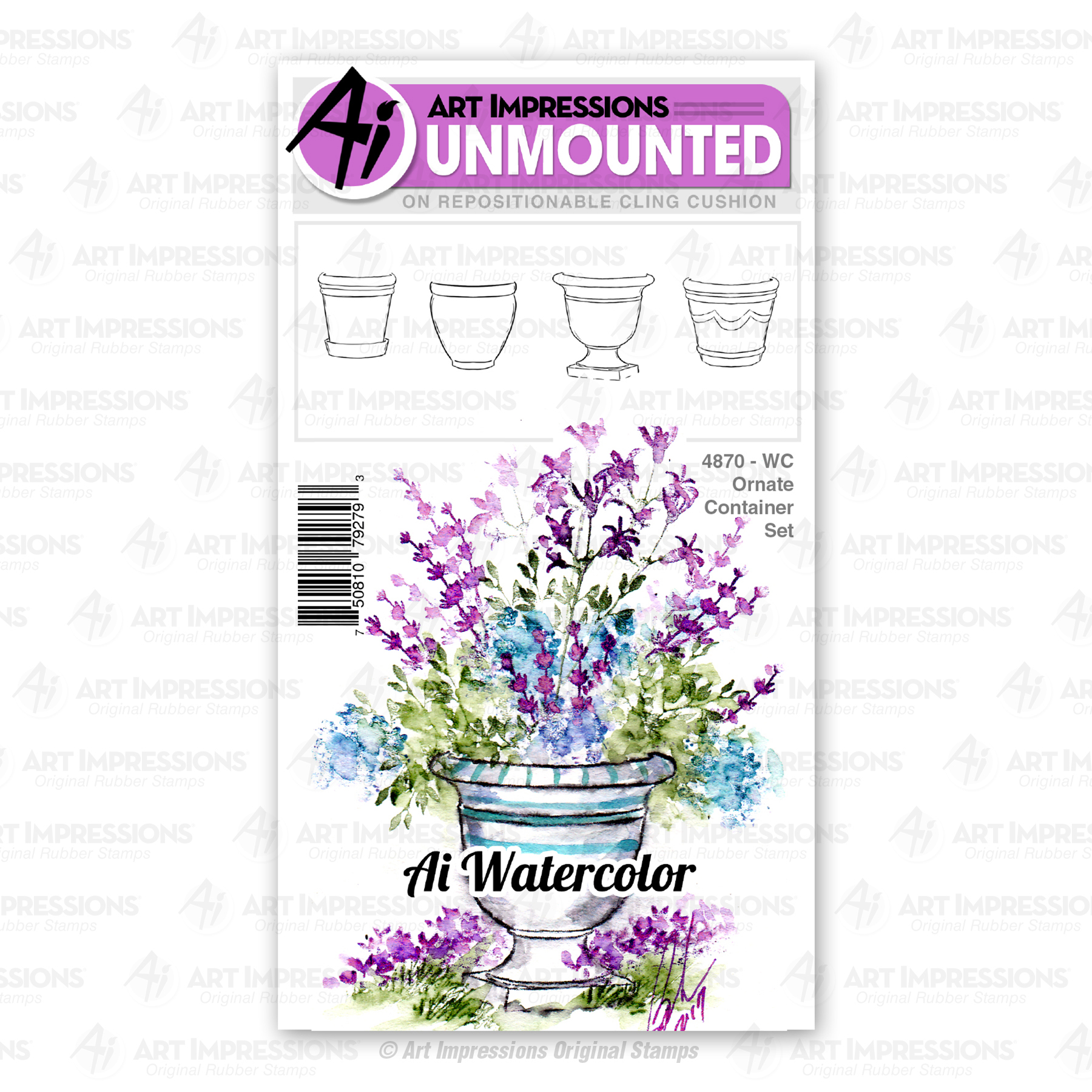 4870 - WC Ornate Container Set
