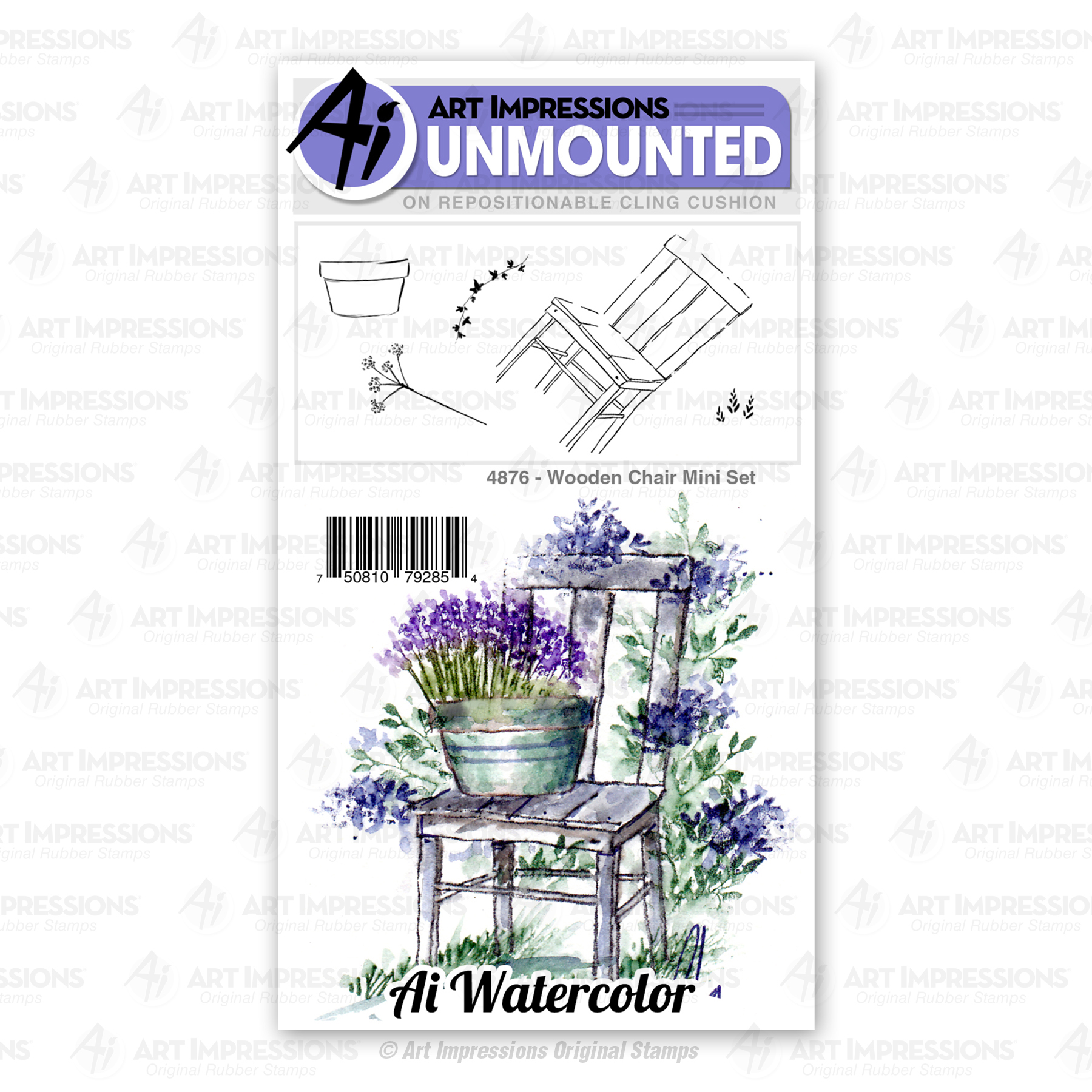 4876 - Wooden Chair Mini Set