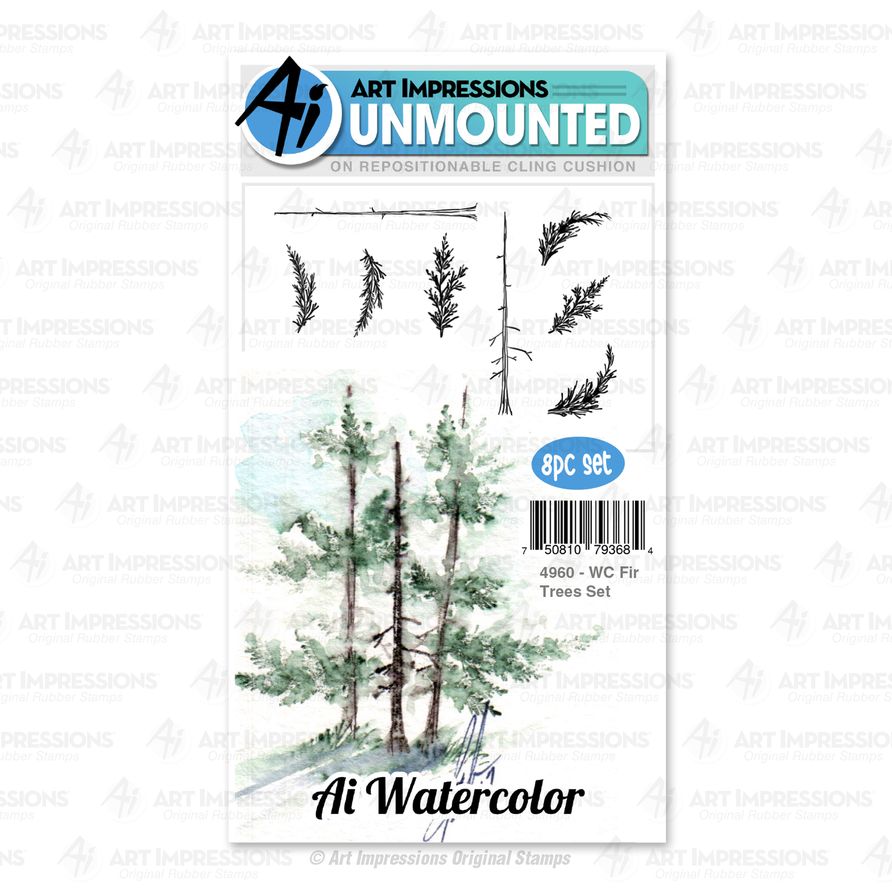 4960 - WC Fir Trees Set