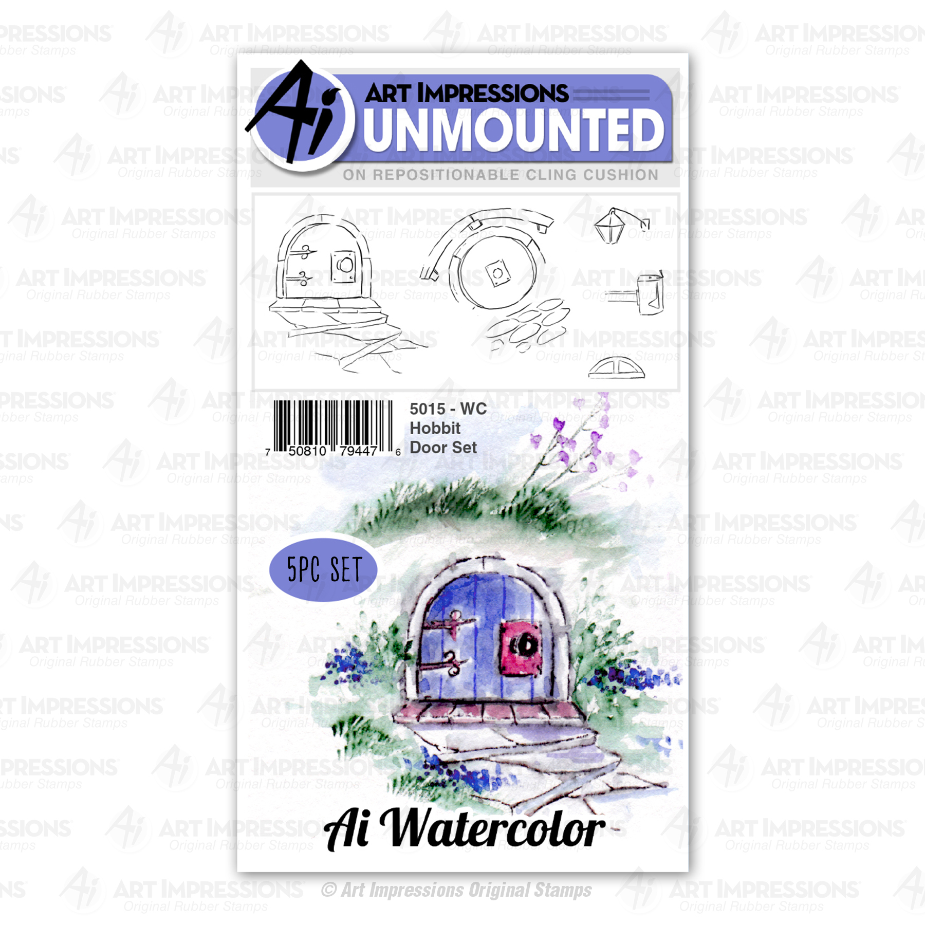 5015 - WC Hobbit Door Set