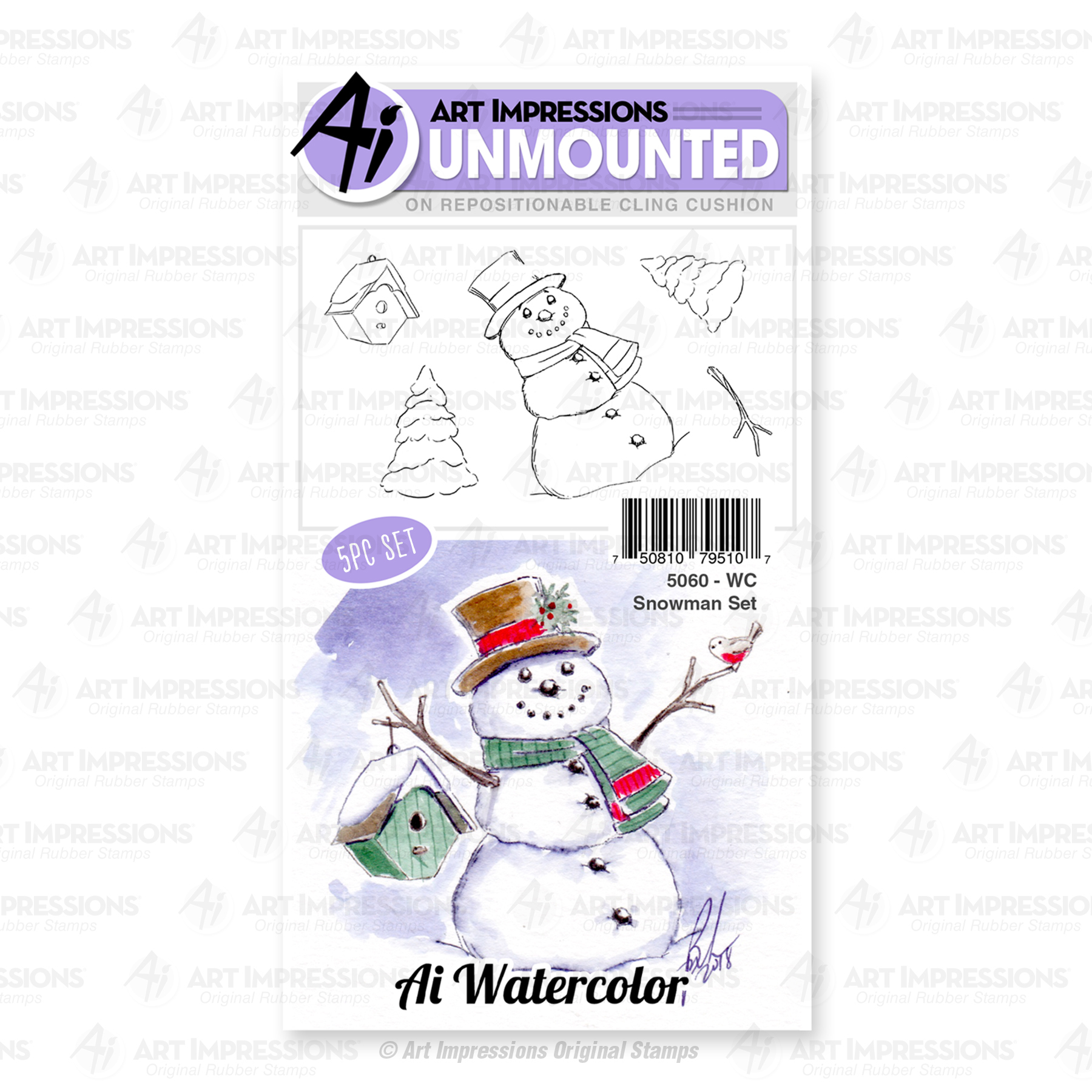 5060 - WC Snowman Set