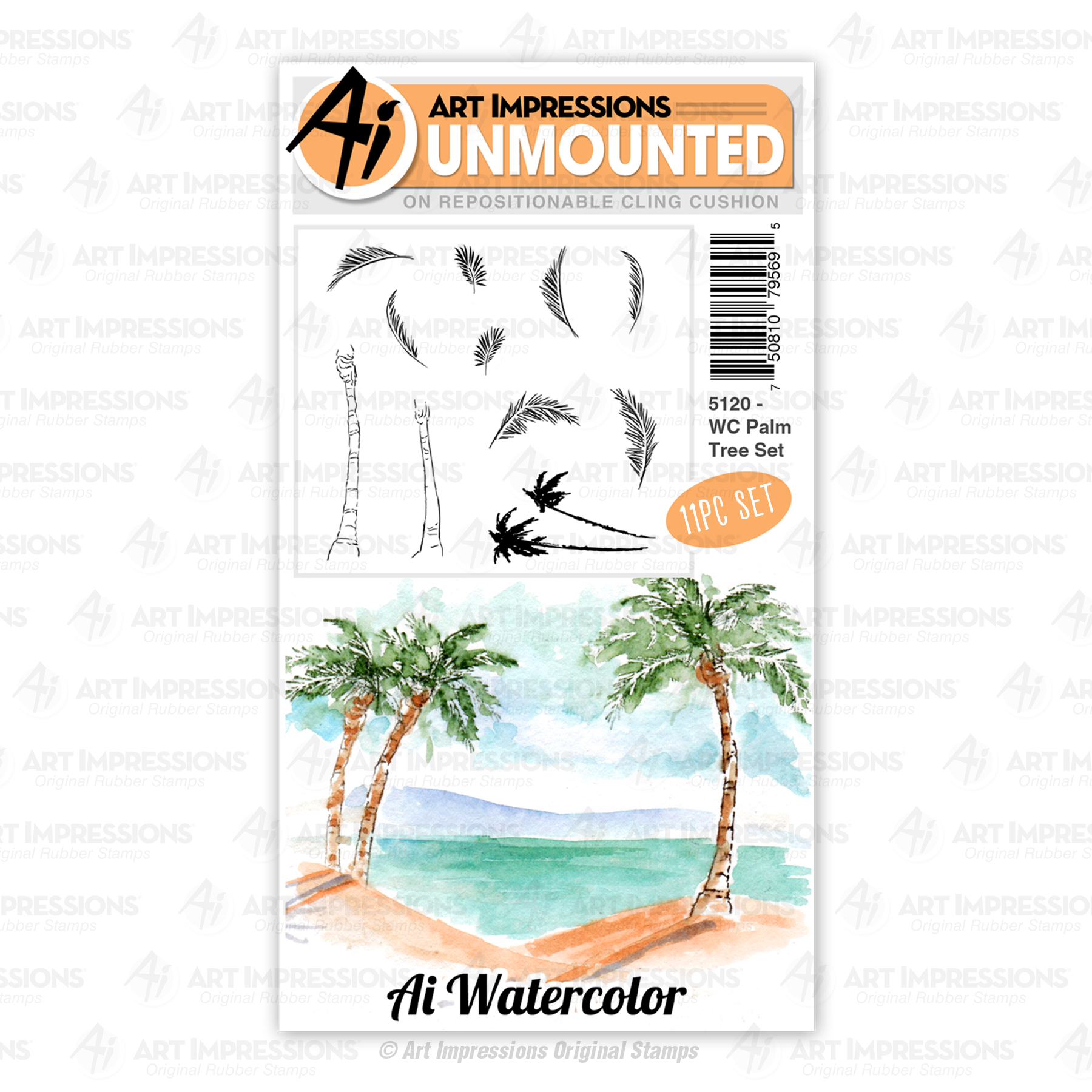 5120 - WC Palm Tree Set