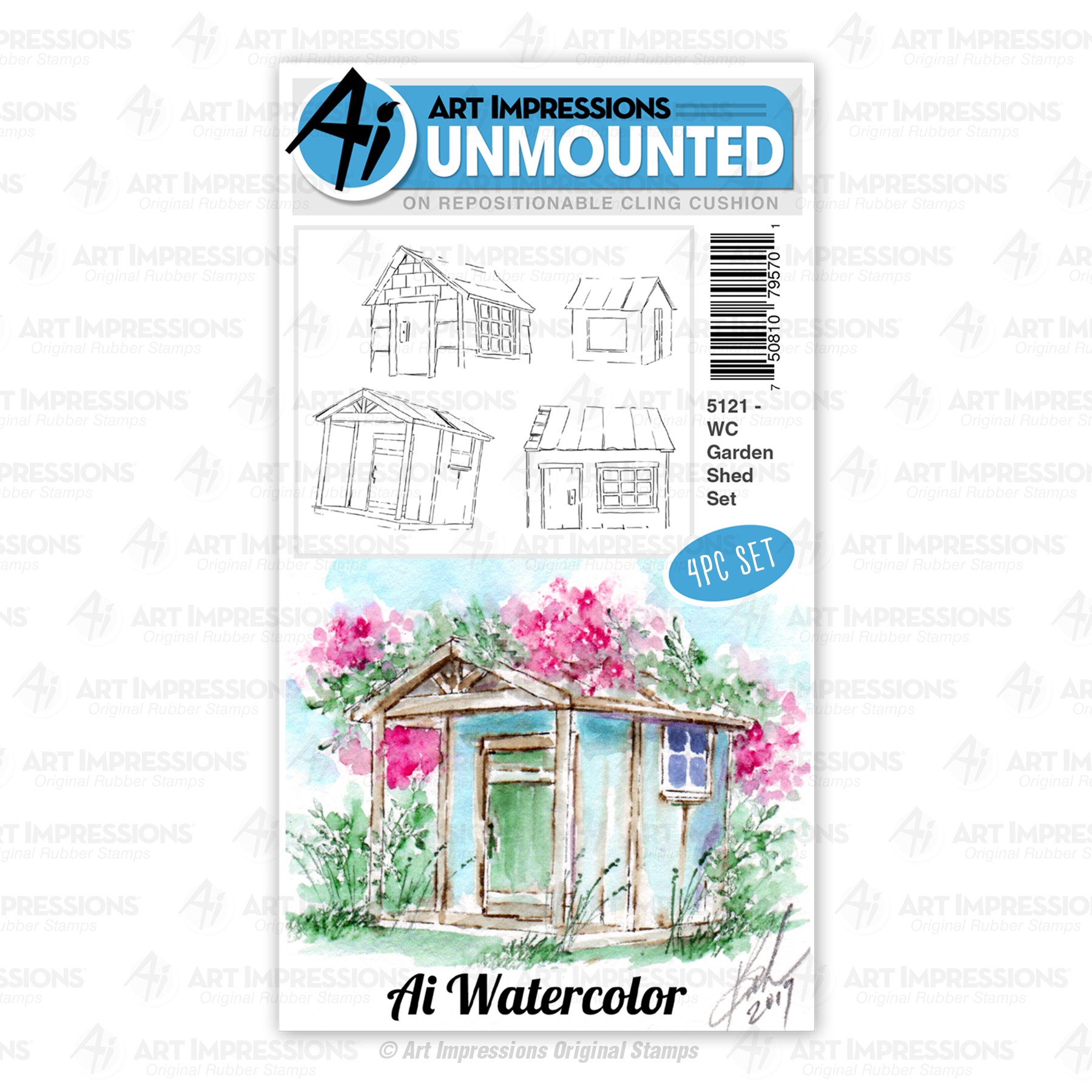 5121 - WC Garden Shed Set