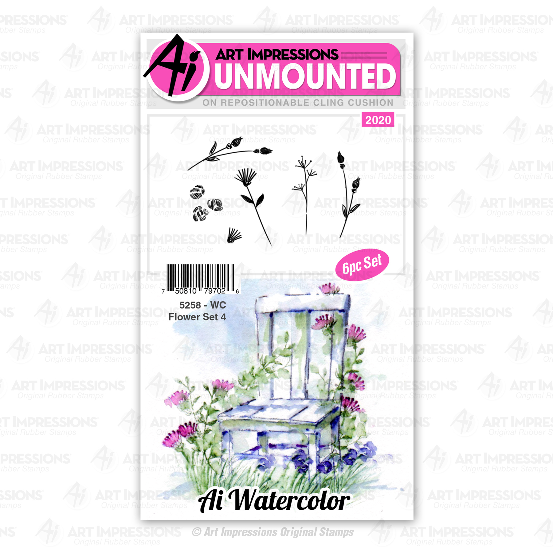 5258 - WC Flower Set 4
