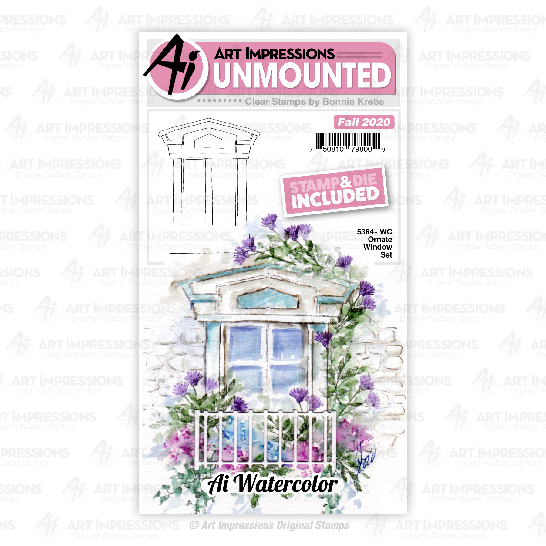 5364 - WC Ornate Window Set