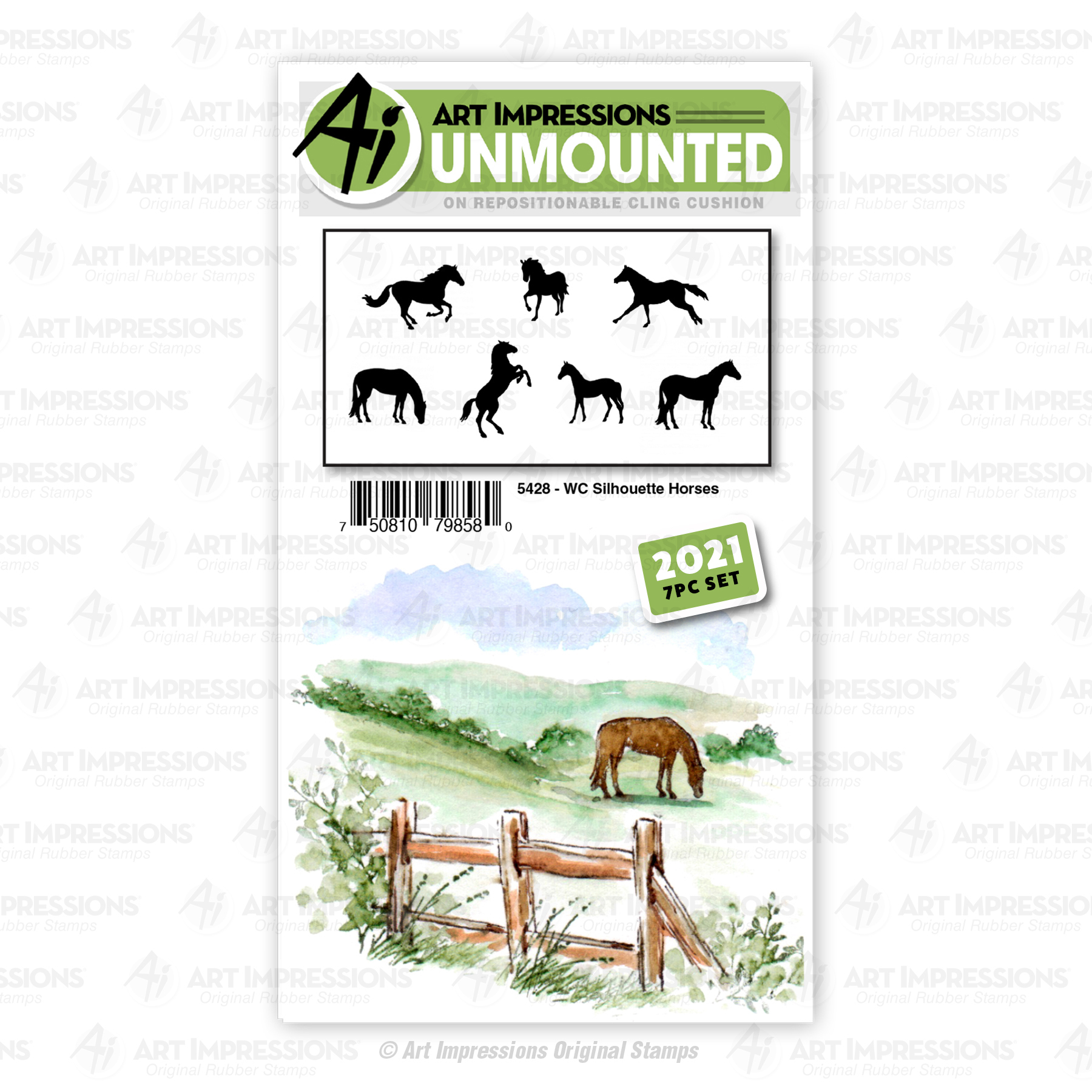 5428 - WC Silhouette Horses