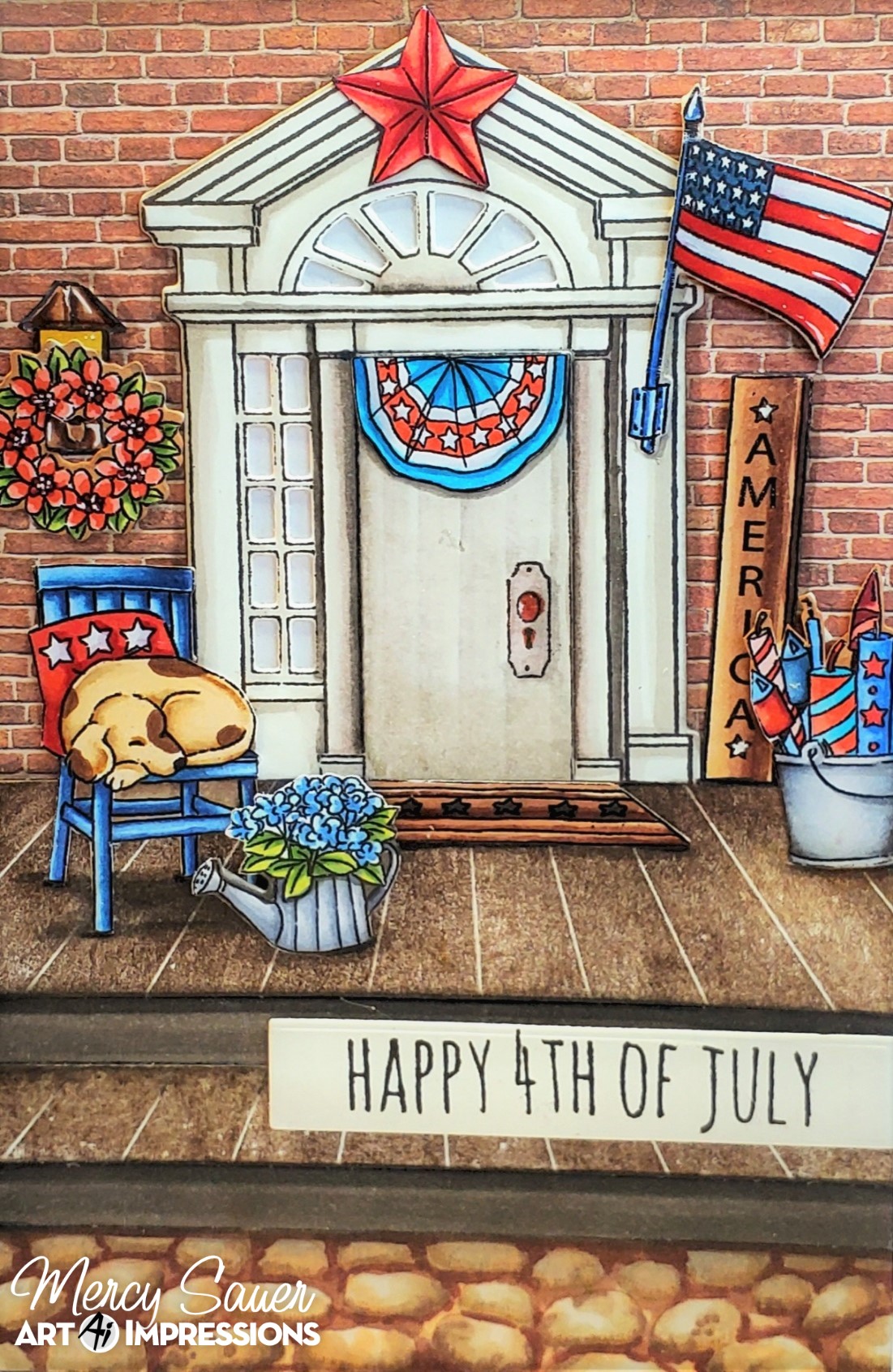 5494 - Front Porch Patriotic Set - Image 4