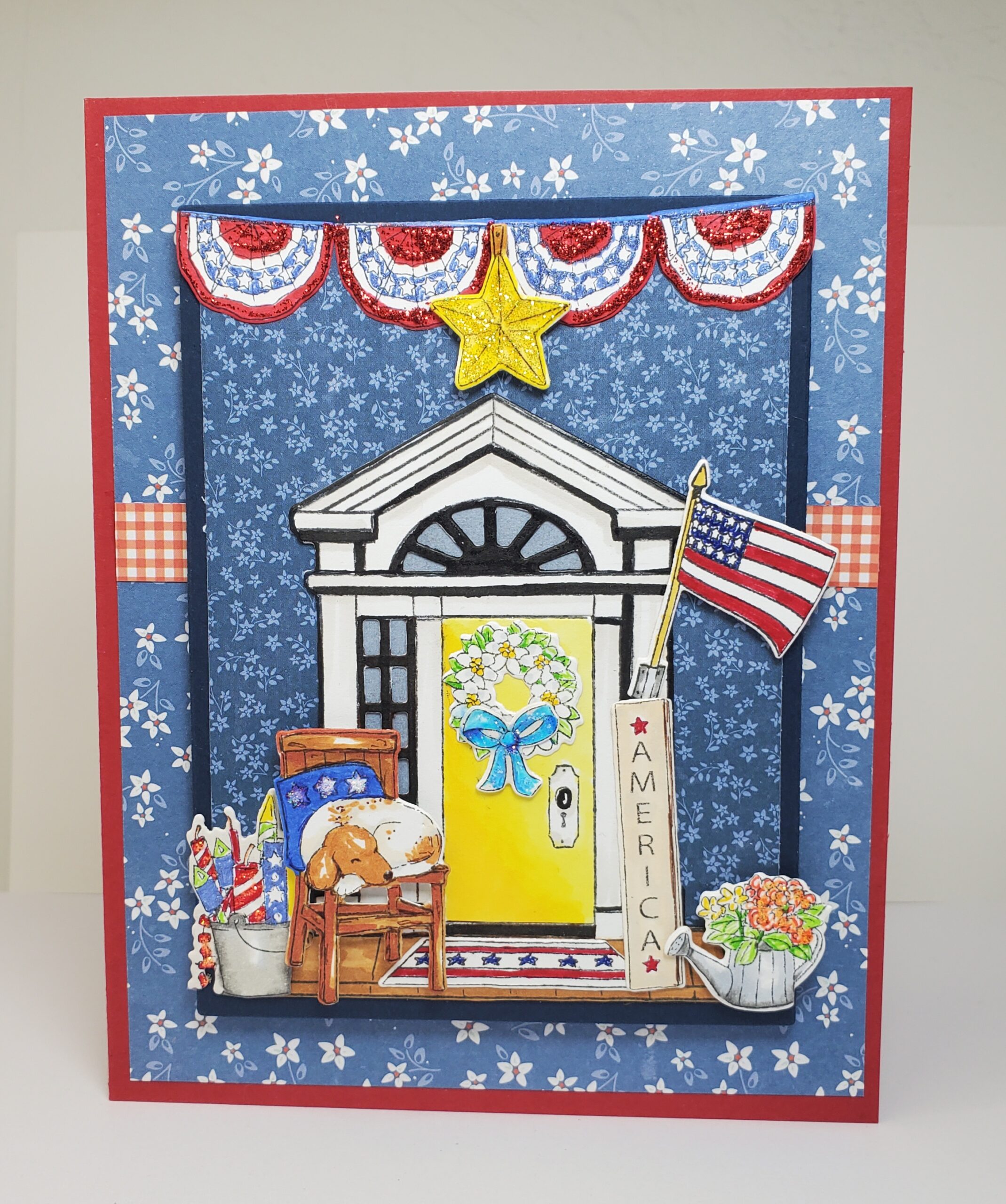5494 Front Porch Patriotic Set Renee