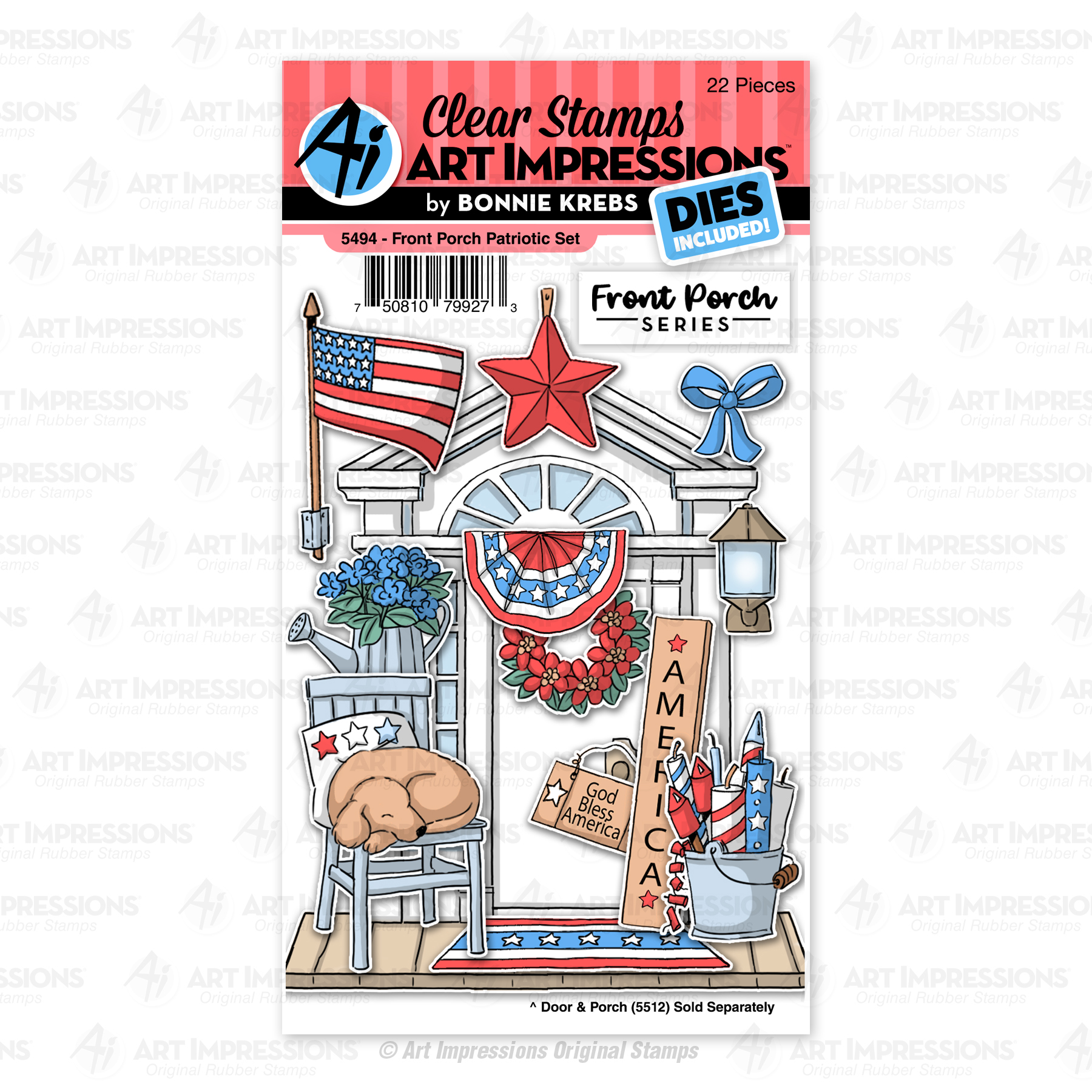 5494 - Front Porch Patriotic Set