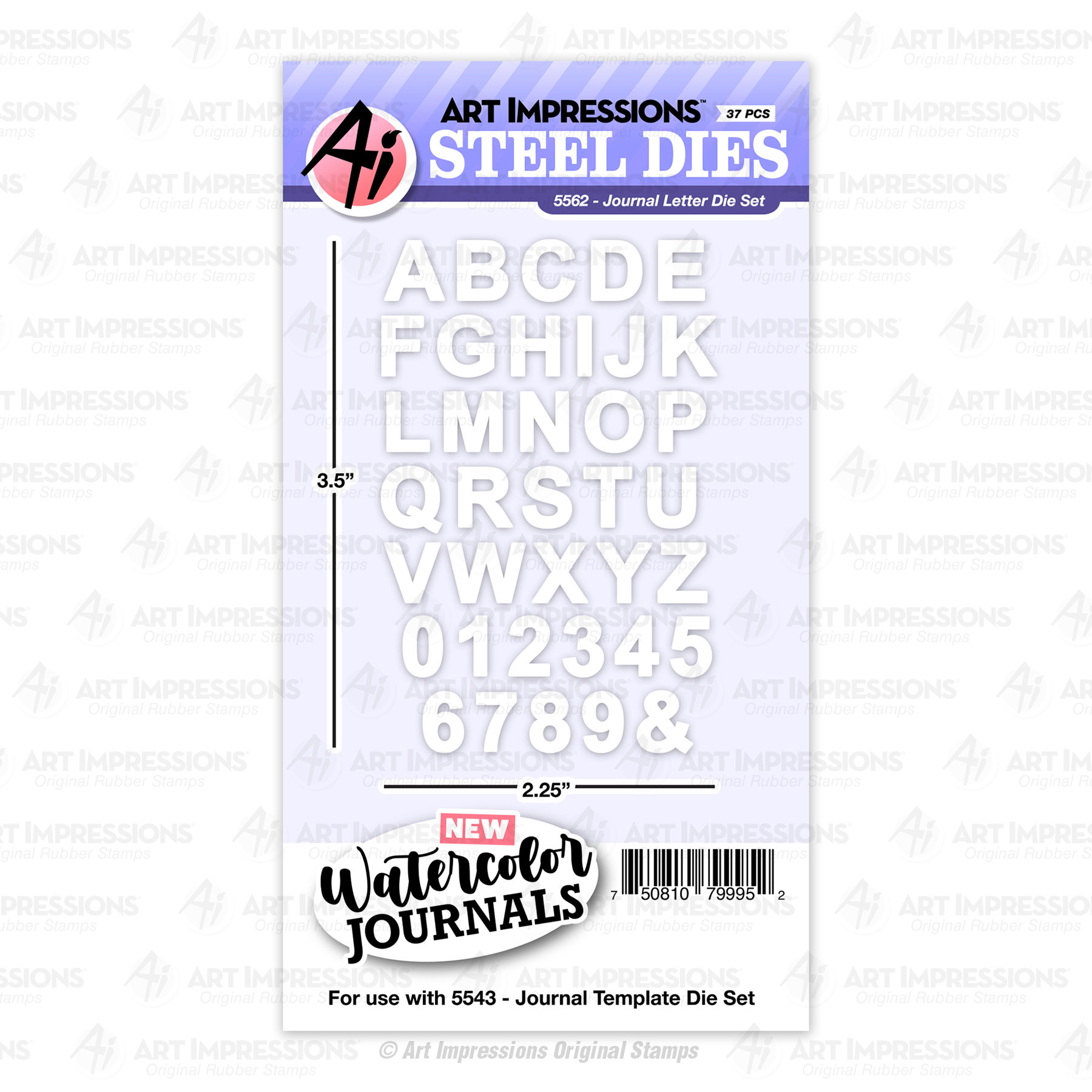 5562 - Journal Letter Die Set