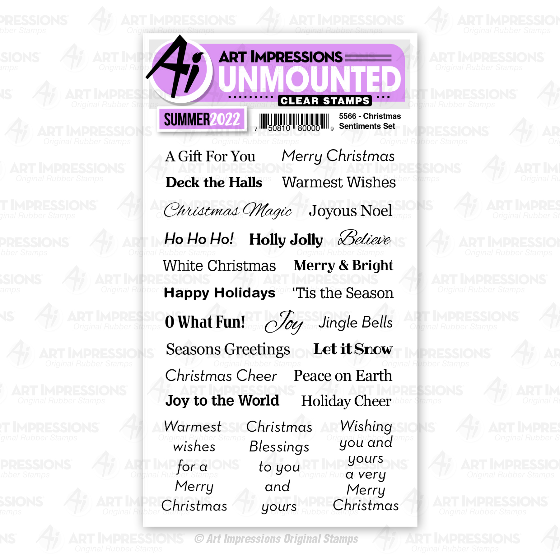 5566 - Christmas Sentiments