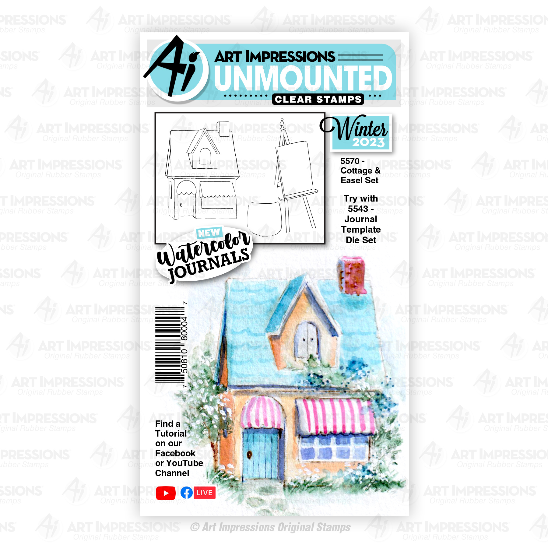 5570 - Cottage & Easel Set