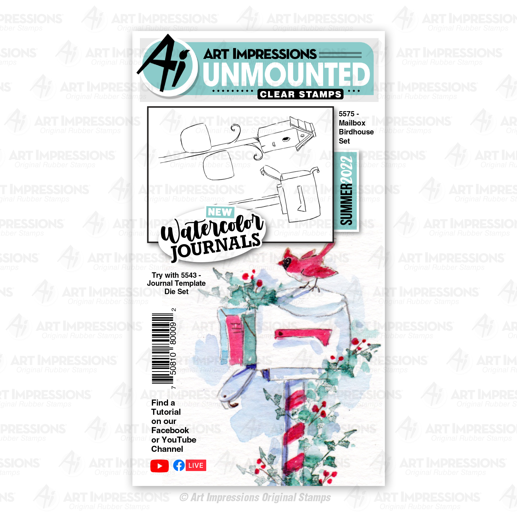 5575 - Mailbox Birdhouse Set