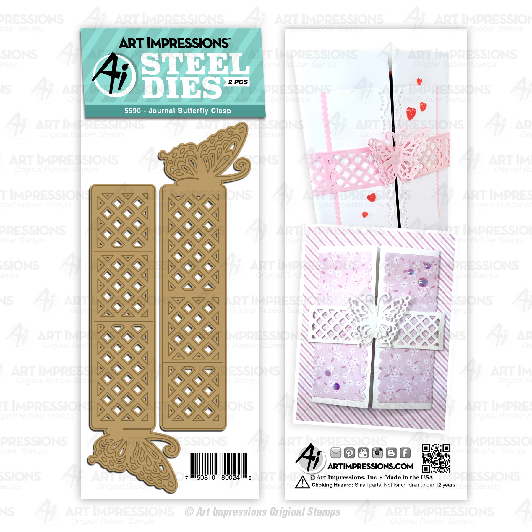 5590 - Journal Butterfly Clasp