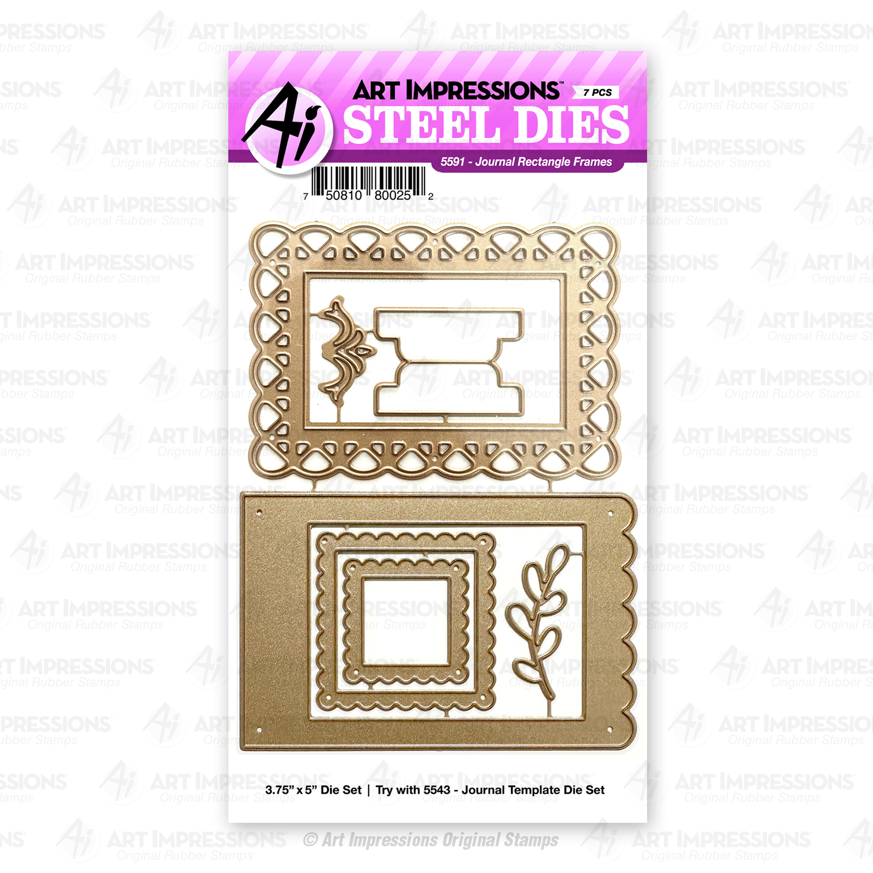 5591 - Journal Rectangle Frames Die Set