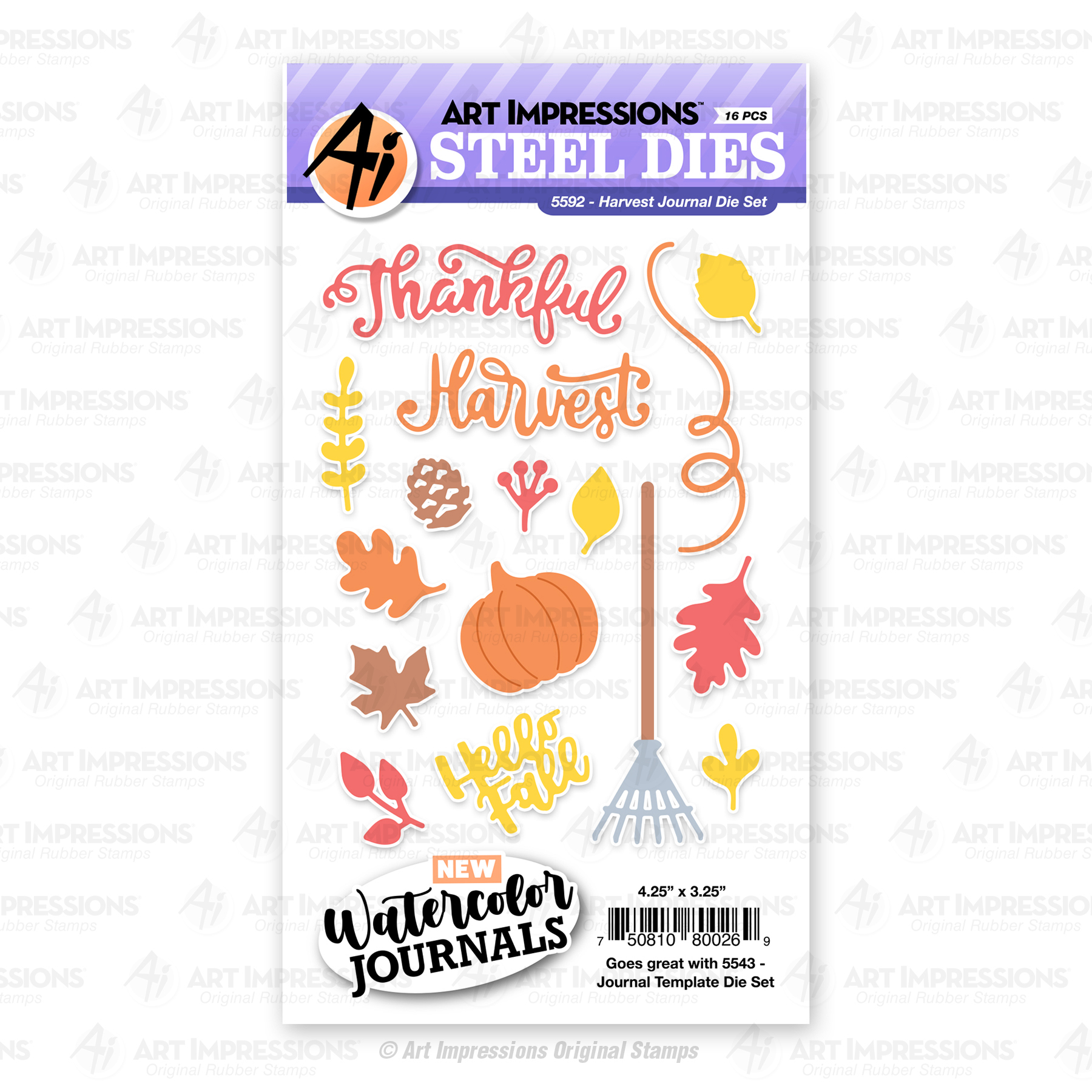 5592 - Harvest Journal Die Set