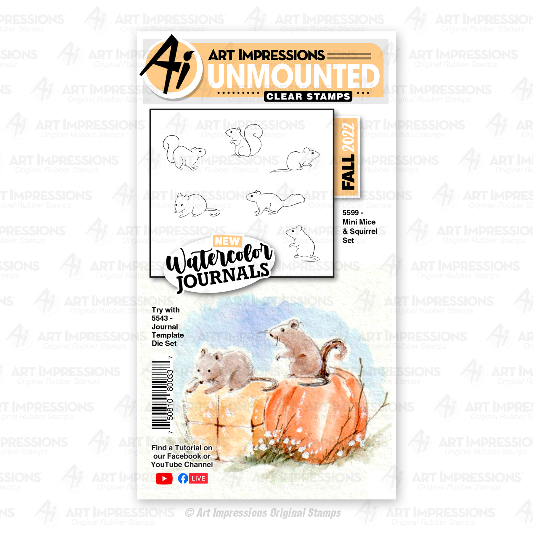 5599 - Mini Mice & Squirrel Set