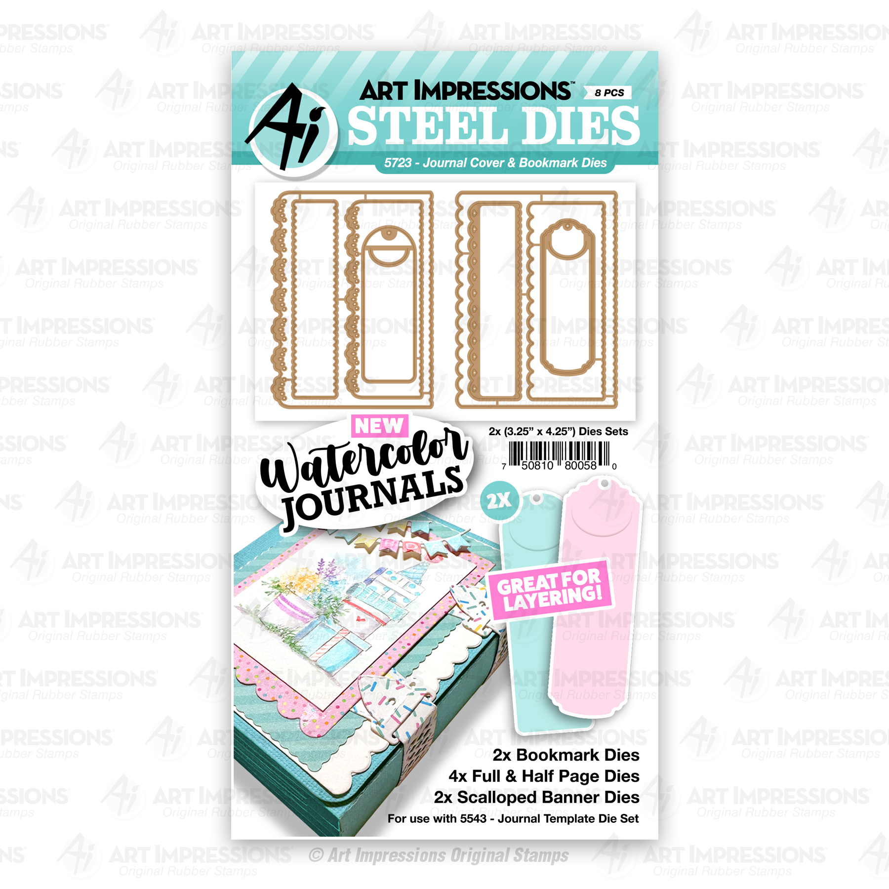 5723 - Journal Cover & Bookmark Dies