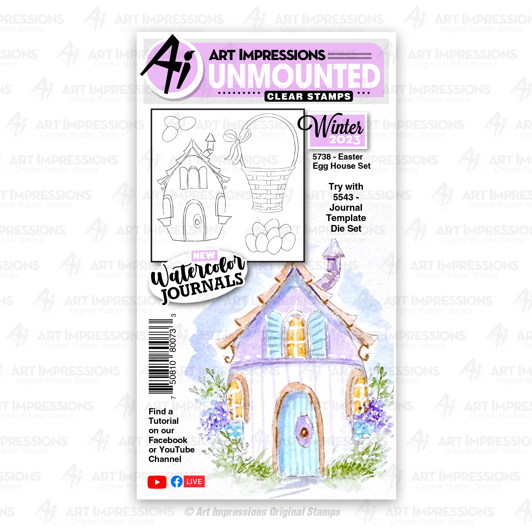 5738 - Easter Egg House Set