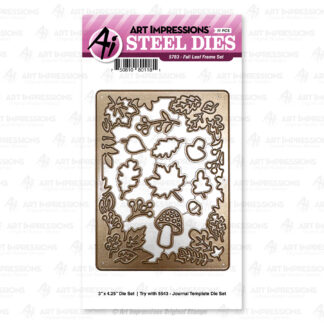 5783 - Fall Leaf Frame Die Set