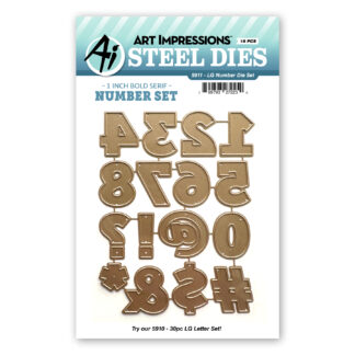 5911 - Large Number Die Set