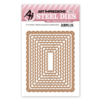 6048 - Scalloped Rectangle Dies