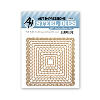 6047 - Scalloped Square Dies