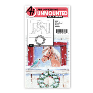 6087 - Woodland Horse Scene