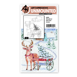 6089 - Woodland Reindeer Scene